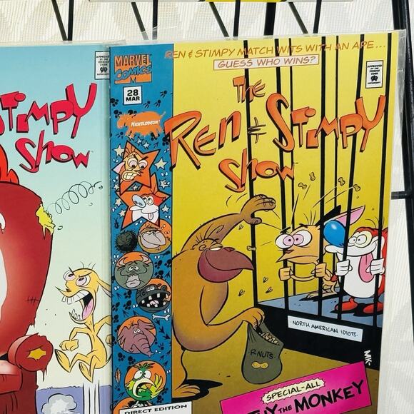 The Ren & Stimpy Show 7-8 17-21 23 25 28 Lot Marvel - Picture 5 of 7